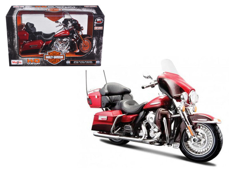 Harley Davidson 2013 FLHTK Electra Glide Ultra Limited Red Bike 1/12 Diecast Motorcycle Model by Maisto