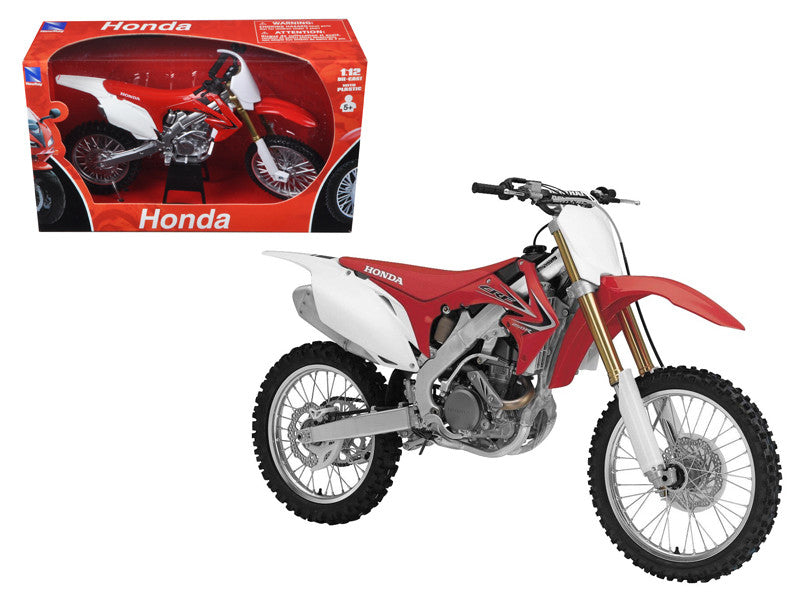 Honda 2012 CR 250R Red 1/12 Diecast Motorcycle Model by New Ray