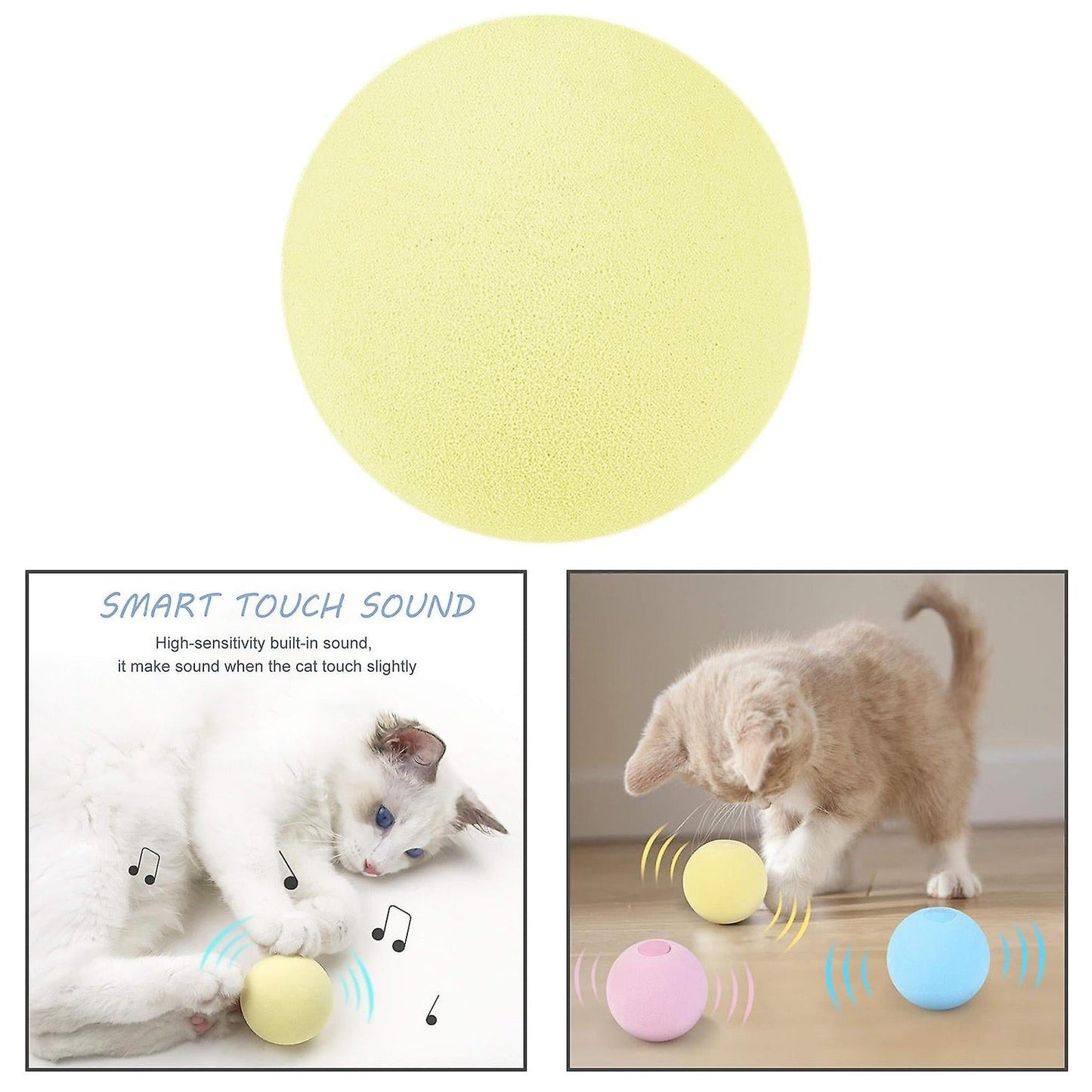 Smart Chirping Ball – Interactive Fun for Dogs & Cats