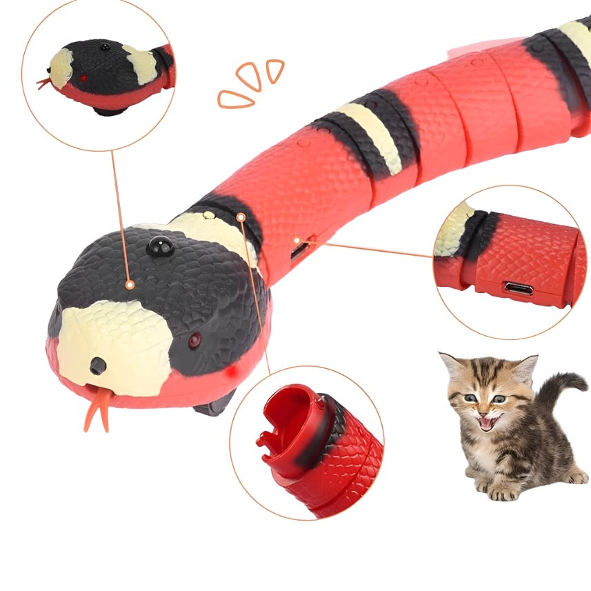 Smart Sensing Slithering Snake Cat Toy
