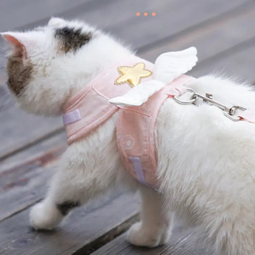 Angel Wings Harness and Leash Set