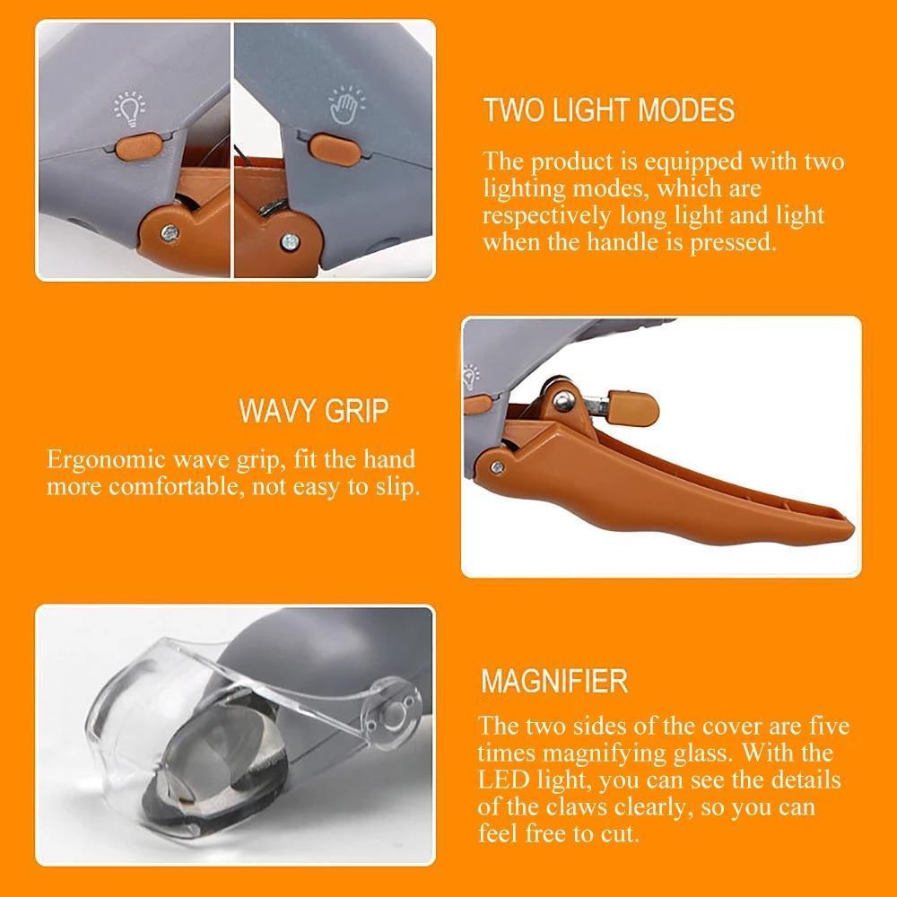 TrimCare LED Light Pet Nail Clipper