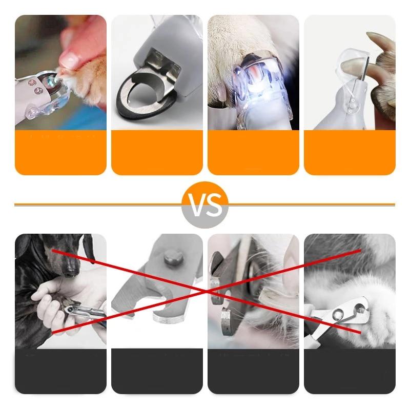 TrimCare LED Light Pet Nail Clipper