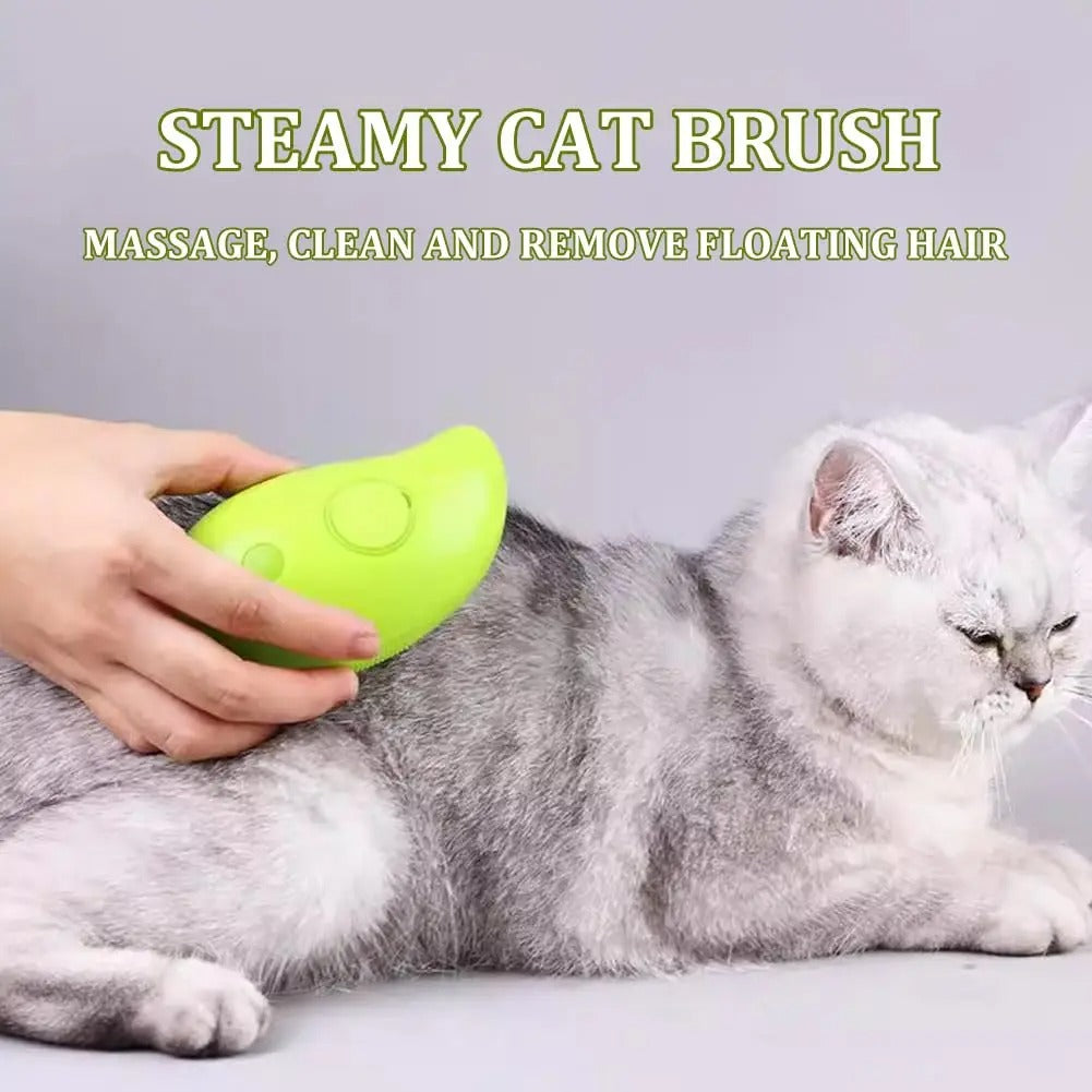 3 in 1 self-cleaning Massage Combs Effective cat steamy brush