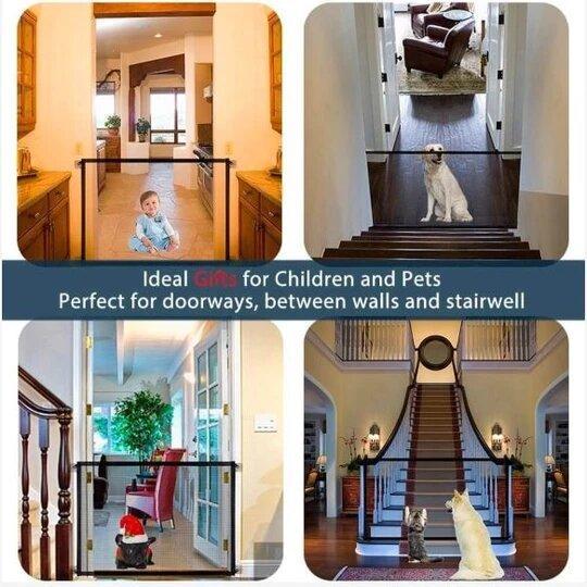 Portable Kids and Pets Safety Door Guard