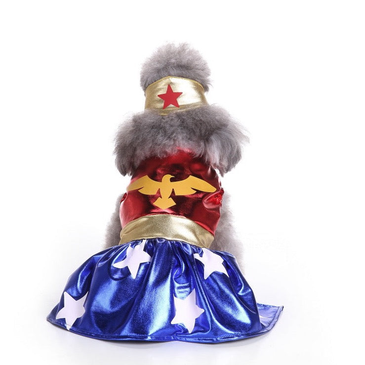 Wonder Woman Pet Costume - Stylish Dog Clothes & Accessories | Claws N Paws