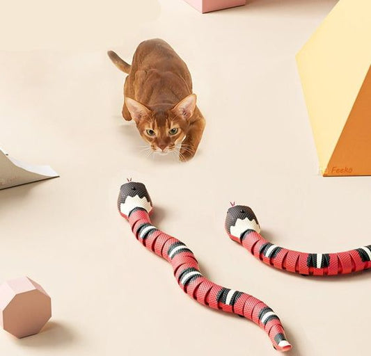 Smart Sensing Slithering Snake Cat Toy