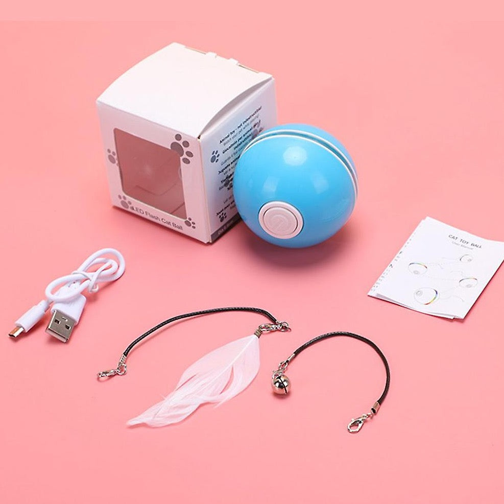 LED Smart Gravitational Rotating Ball – Ultimate Play for Cats