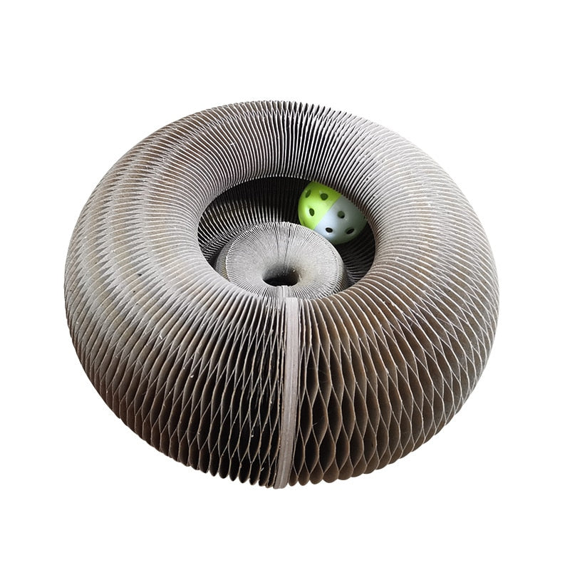 【LV243】Magic Organ Cat Scratch Board Cat Toy with Bell Cat Grinding Claw