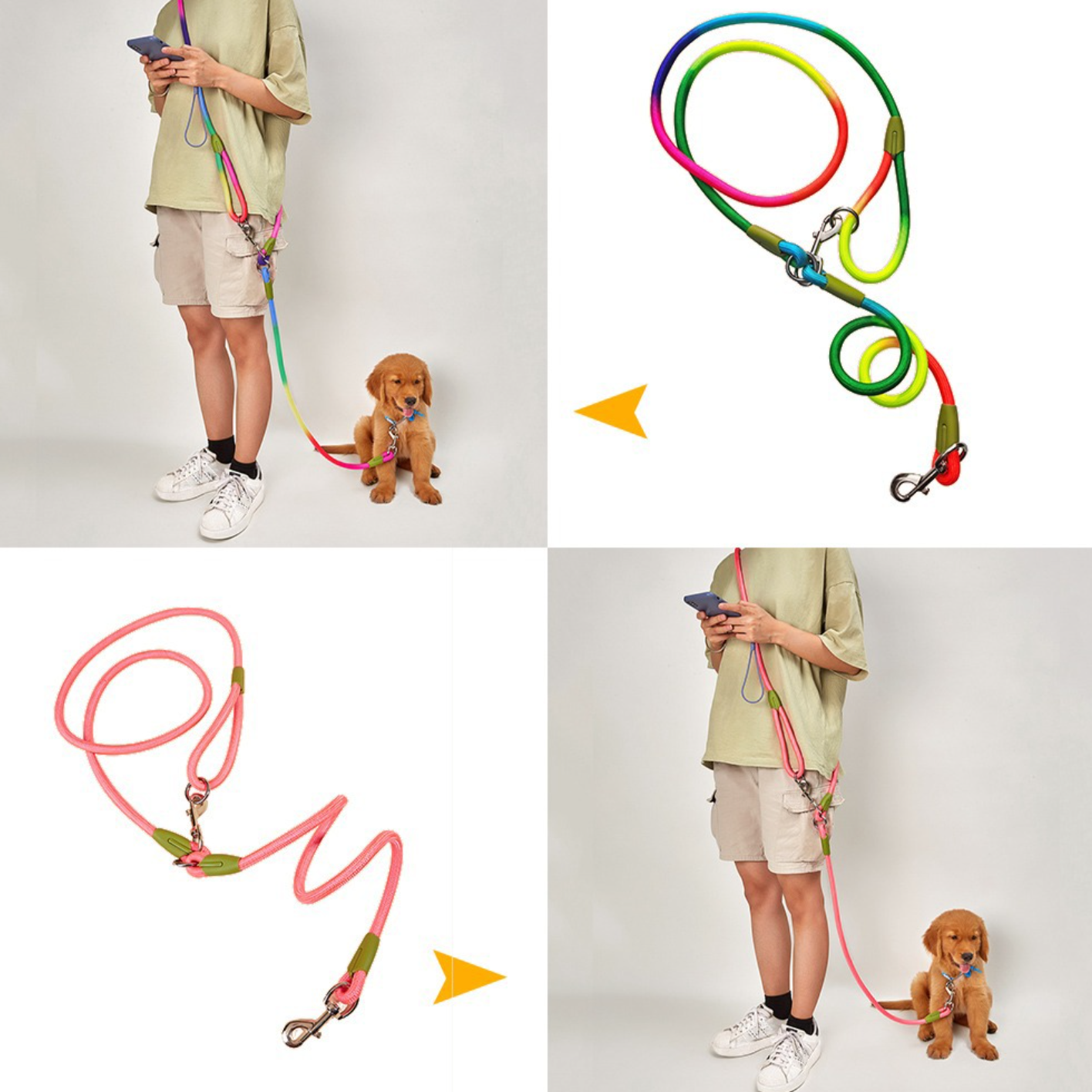 Hands-Free Crossbody Leash