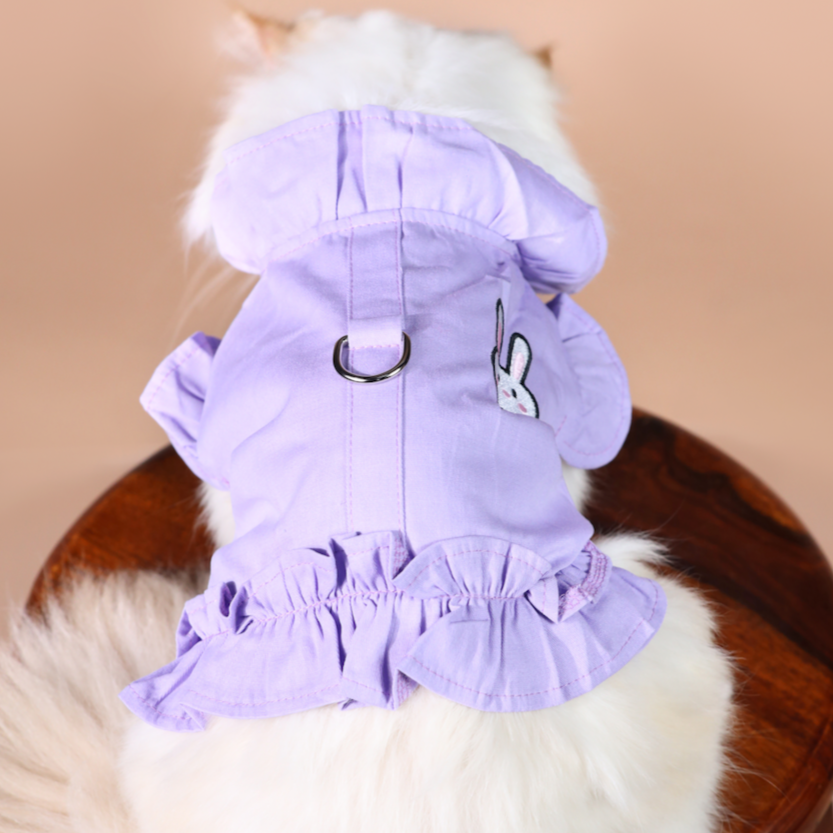 Frill Shirt Style Harness for Dogs - Comfortable & Stylish Pet Clothes | Claws N Paws
