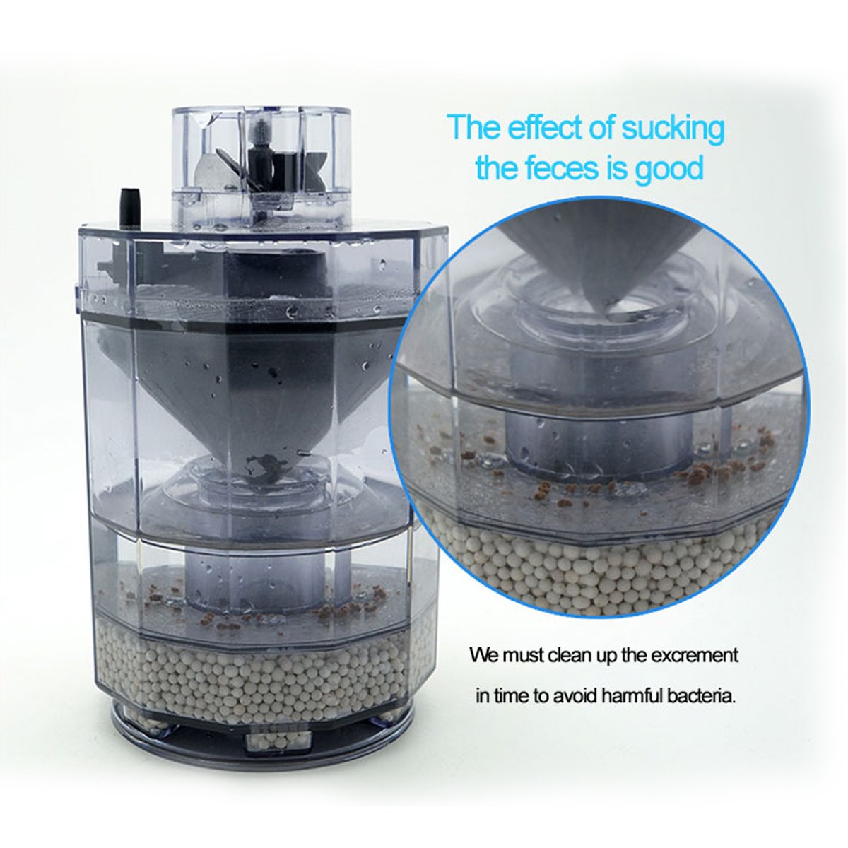 AquaHouse™ Fish Stool Suction Collector