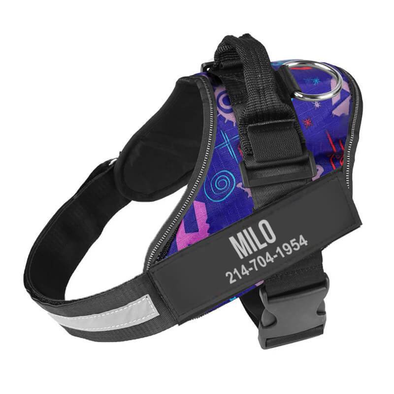 Personalized NO-PULL Harness *LIFETIME WARRANTY*
