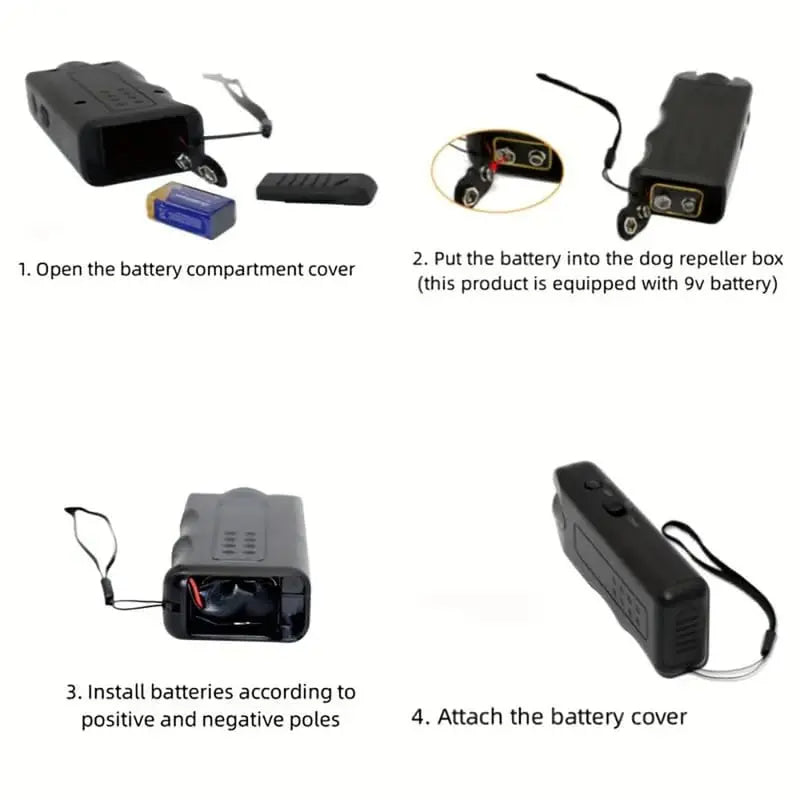 3-in-1 Ultrasonic Dog Repeller & Trainer
